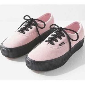 platform, pink vans